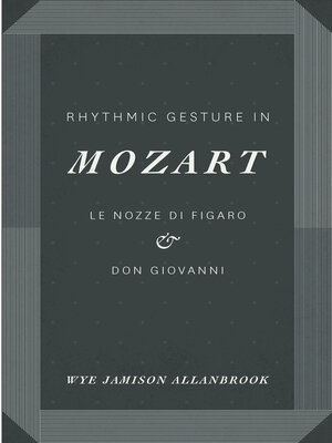 cover image of Rhythmic Gesture in Mozart